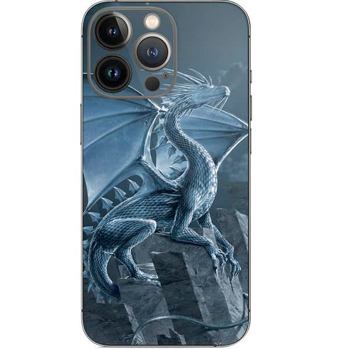 Vincent Hie Silver Dragon iPhone 14 Pro Skin
